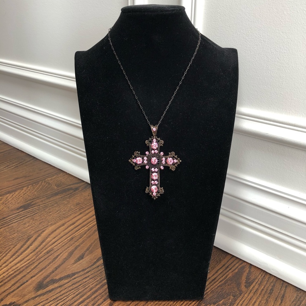 Crystal Cross Necklace